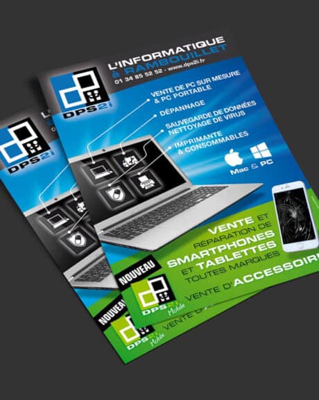 Impression de flyers pour une boutique d'informatique - La Petite Boite